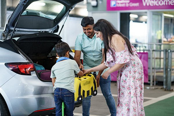 Book the flexible parking option