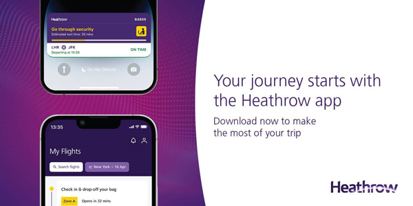 Your journey starts with the Heathrow app | Download now to make the most of your trip