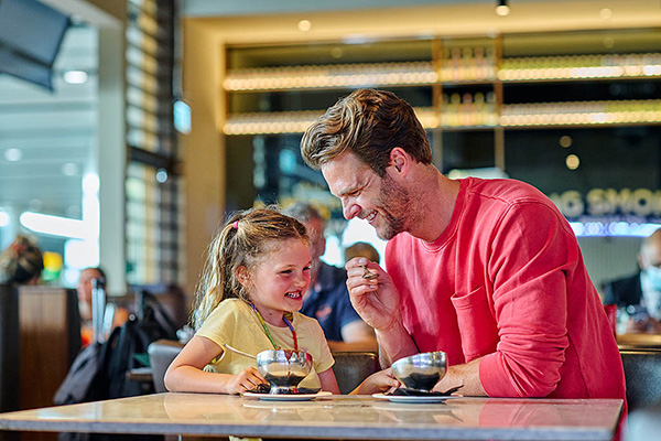 Grab a bite before your flight