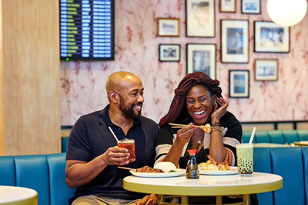 Grab a bite before your flight