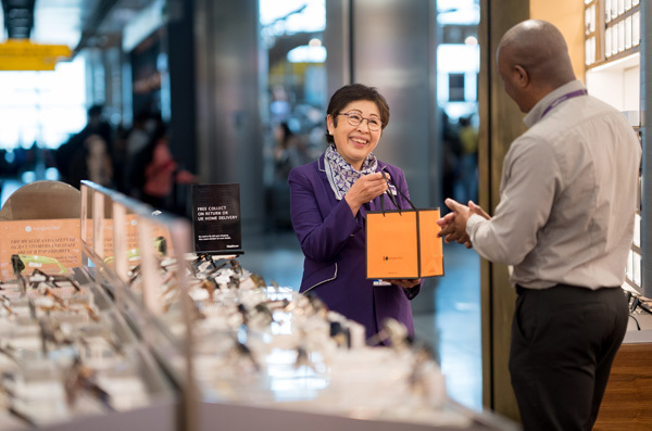 Collect shopping when you return