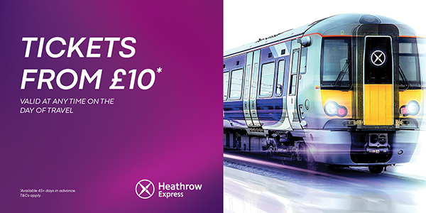 Tickets from £10*. Valid at any time on the day of travel.